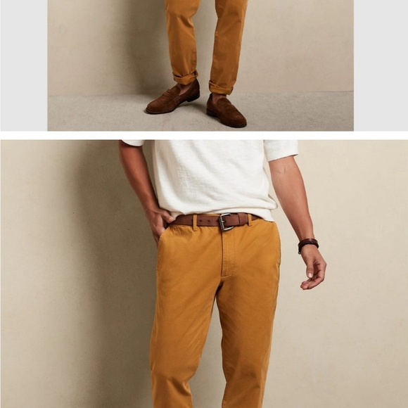 Banana Republic Lived-In Chino 36x30 Skinny Fit - Picture 8 of 9